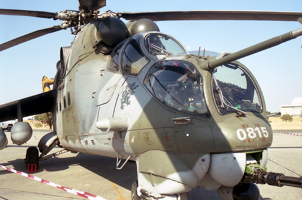 0815 · Mil Mi-24V · (LPBJ)