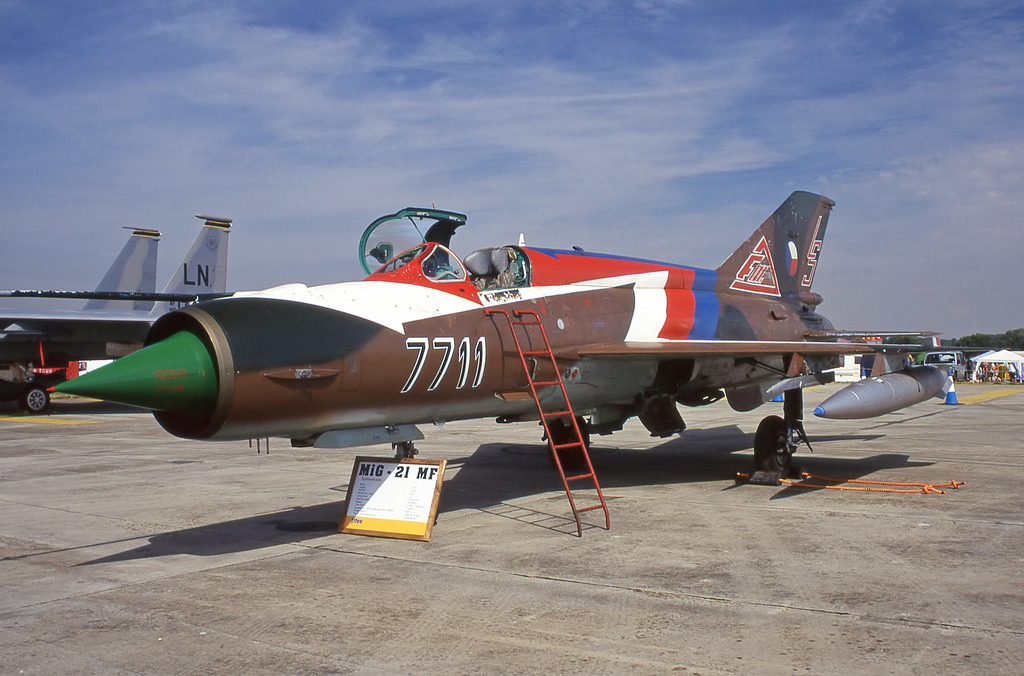 7711 · Mikoyan-Gurevich MiG-21MF · (FFD / EGVA)