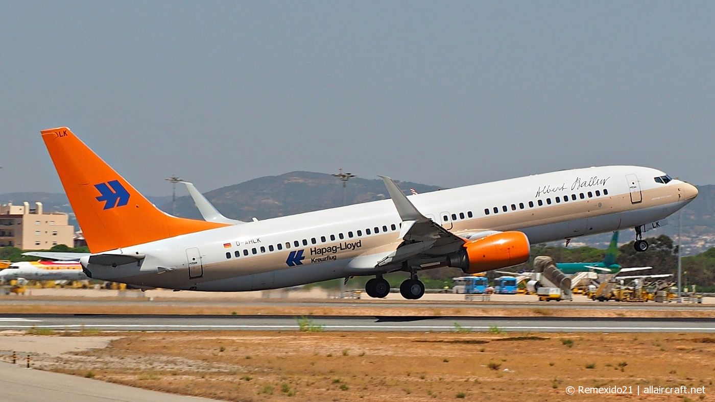 D-AHLK · Boeing 737-8K5(WL) · (FAO / LPFR)