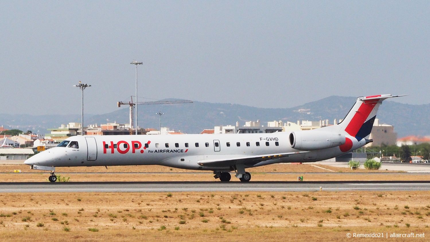 F-GVHD · Embraer ERJ-145LR · (FAO / LPFR)