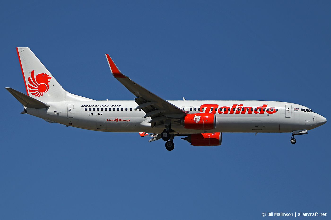 9M-LNV (39867) 2015 Boeing 737-8GPWL