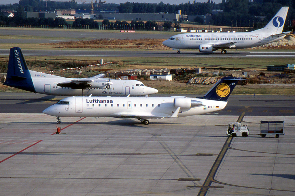 D-ACLT · Canadair CRJ-100LR · (BRU / EBBR)