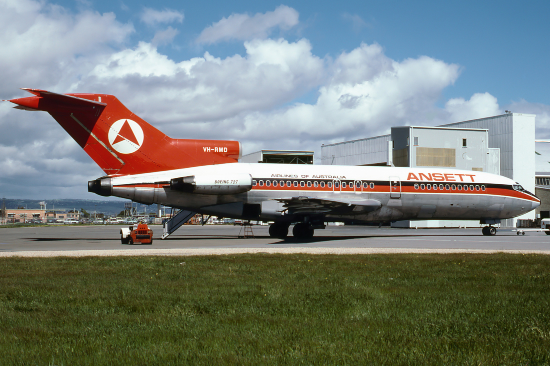 VH-RMD · Boeing 727-77 · (ADL / YPAD)