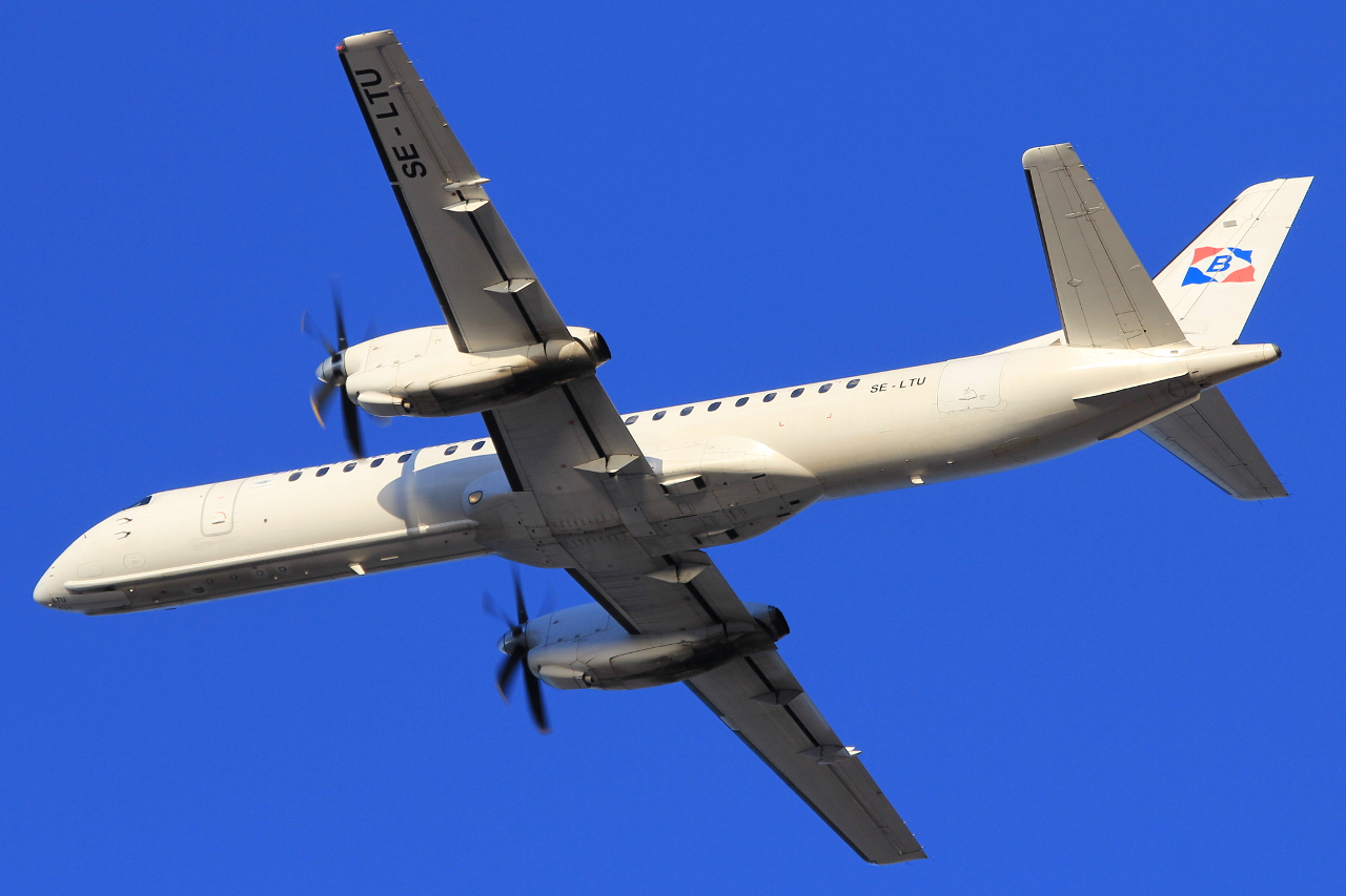 SE-LTU · Saab 2000 · (SVG / ENZV)