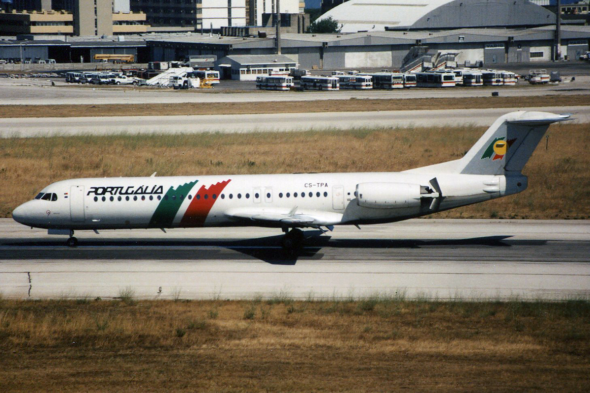 CS-TPA (11257) 1989 Fokker 100