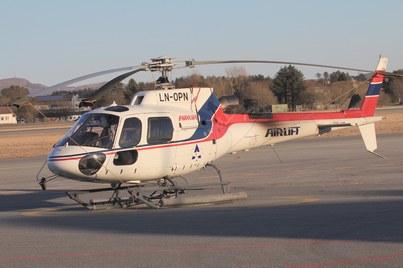 LN-OPN · Aerospatiale AS 350B3 Ecureuil · (SVG / ENZV)