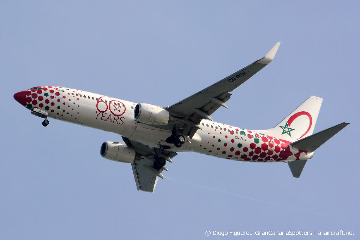 CN-RGV (33982) 2007 Boeing 737-85P(WL)