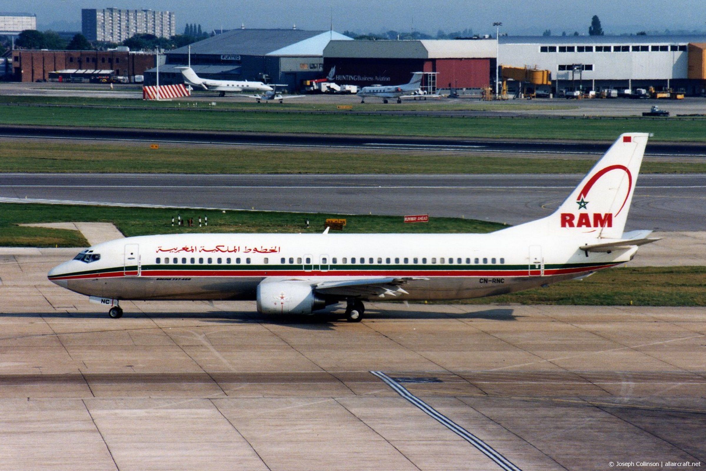 CN-RNC · Boeing 737-4B6 · (LHR / EGLL)