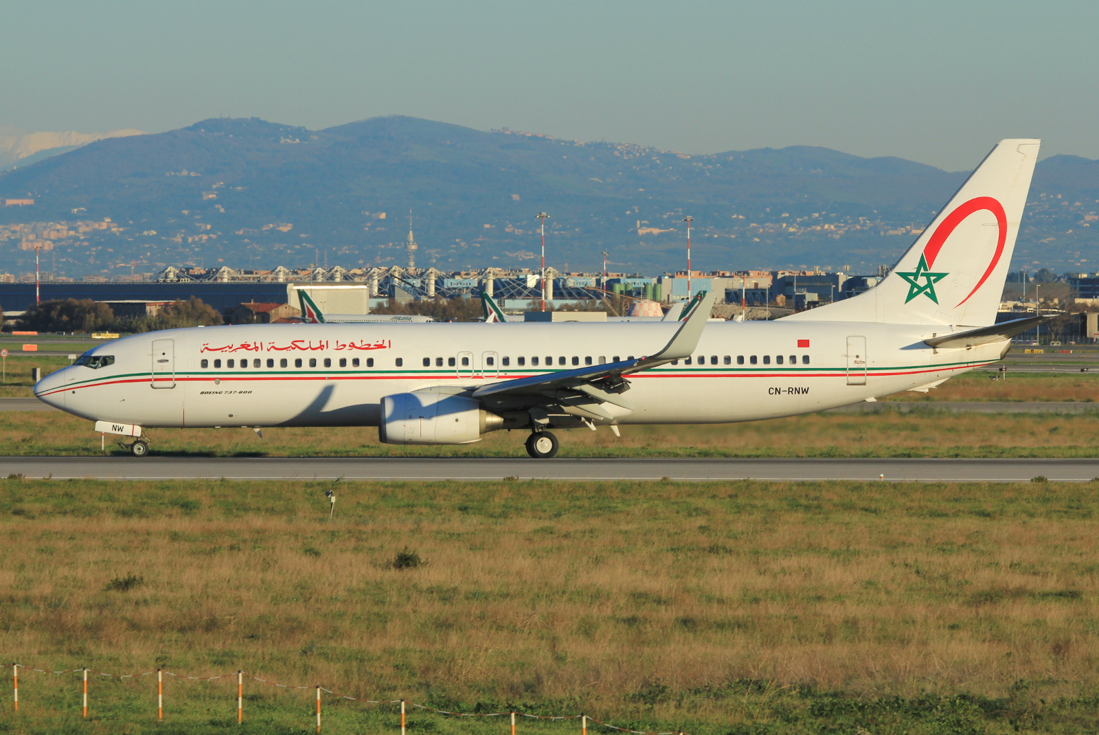 CN-RNW · Boeing 737-8B6(WL) · (FCO / LIRF)