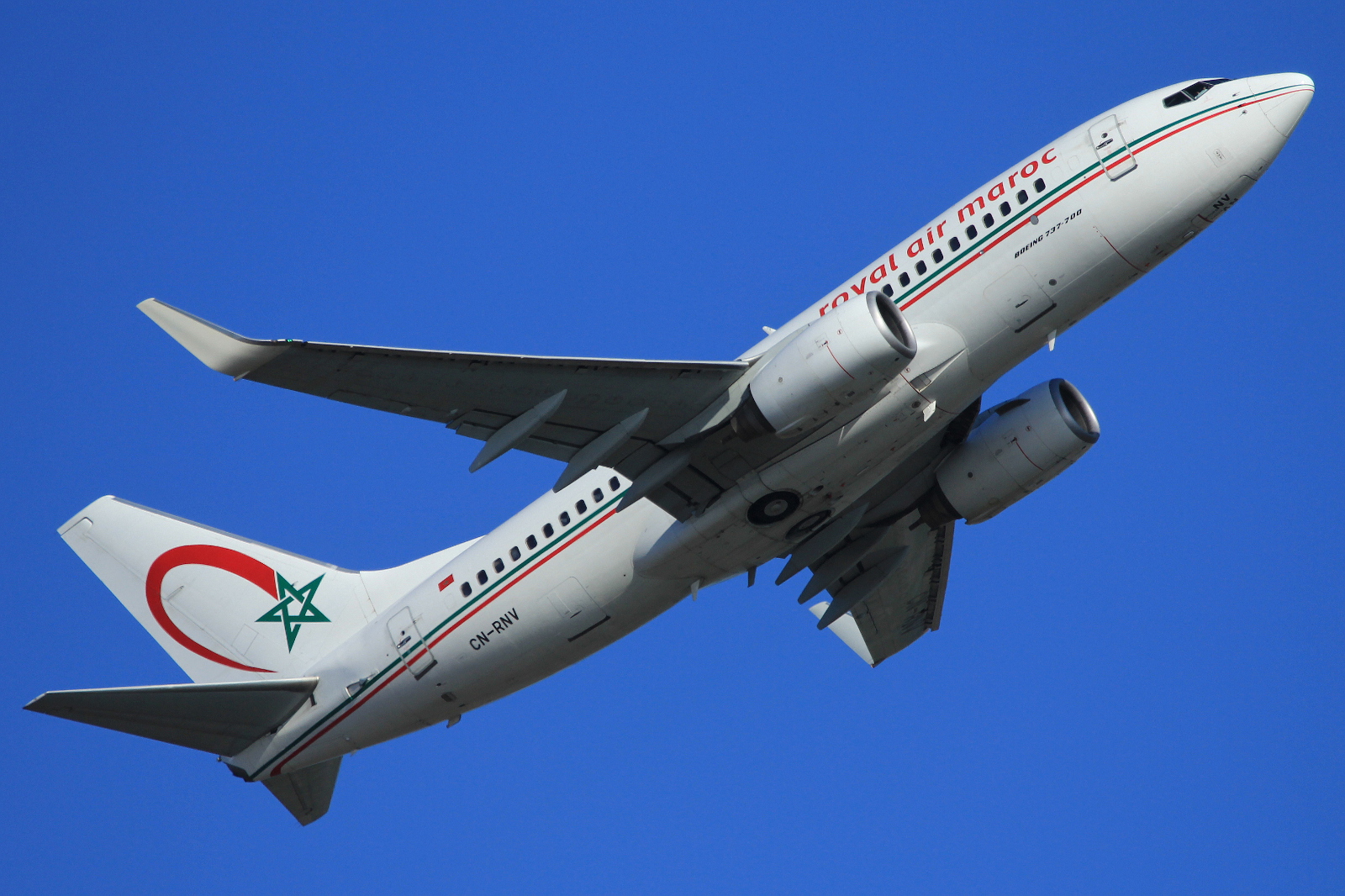 CN-RNV · Boeing 737-7B6(WL) · (FCO / LIRF)
