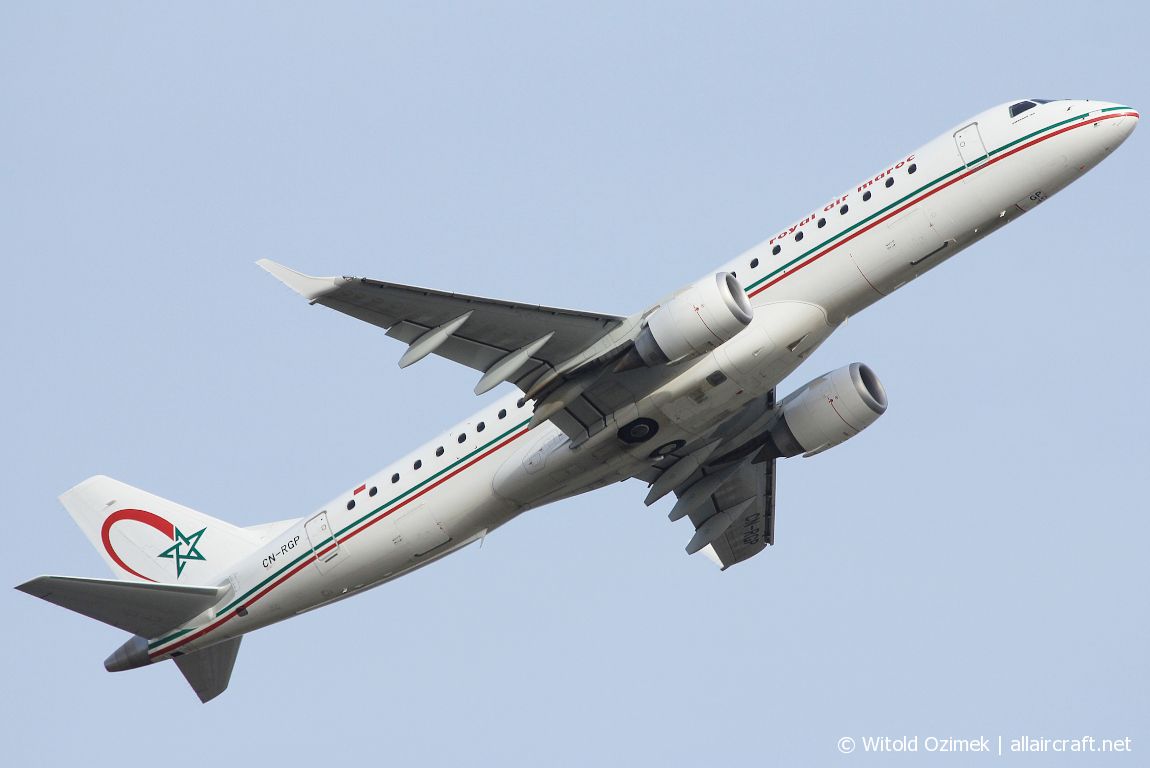 CN-RGP · Embraer 190-100IGW · (FCO / LIRF)