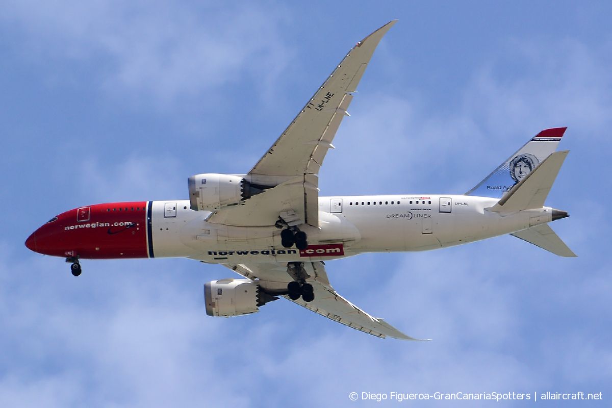 LN-LNE · Boeing 787-8 Dreamliner · (BCN / LEBL)
