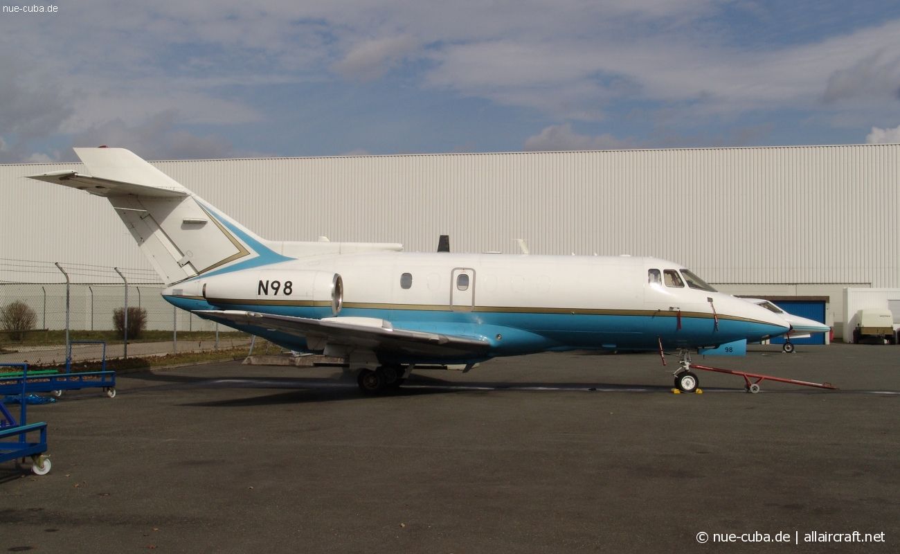 N98 · British Aerospace BAe-125 Series 800A · (NUE / EDDN)