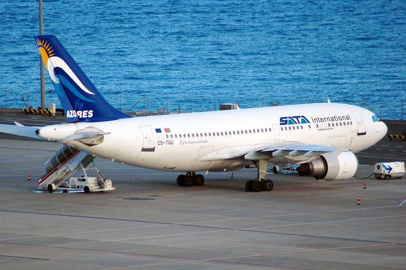 CS-TGU · Airbus A310-304 · (FNC / LPMA)