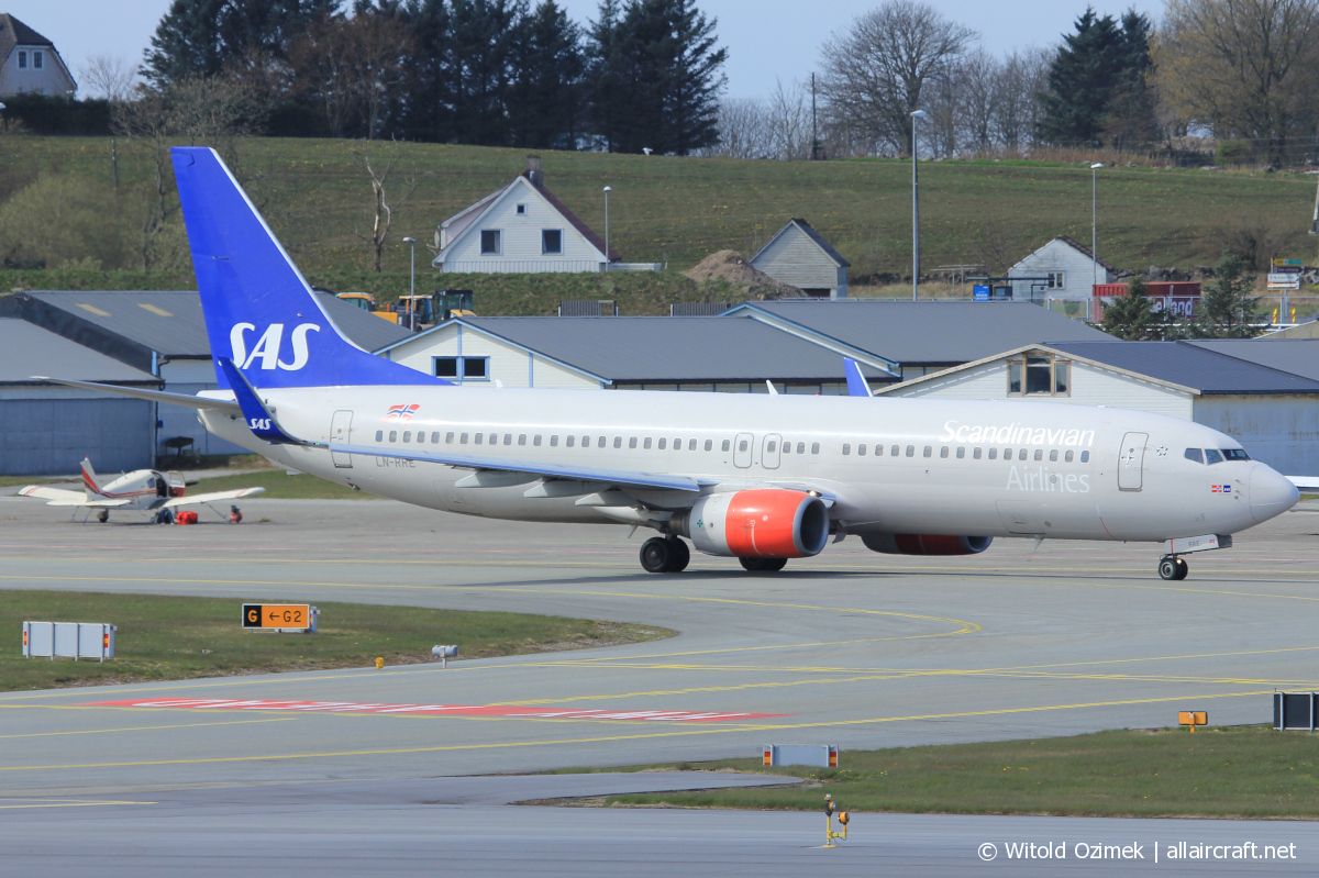 LN-RRE · Boeing 737-85P(WL) · (SVG / ENZV)