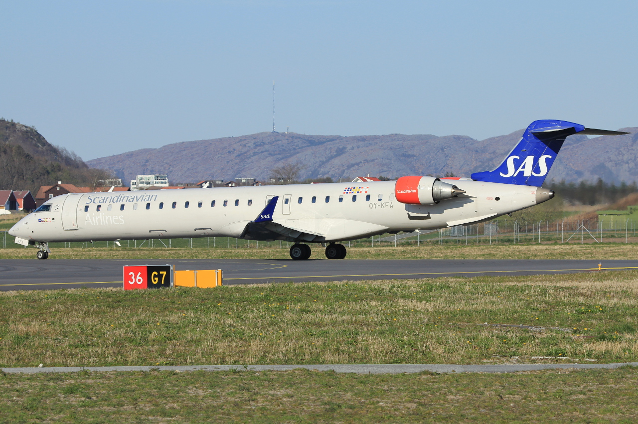 OY-KFA · Bombardier CRJ-900ER · (SVG / ENZV)