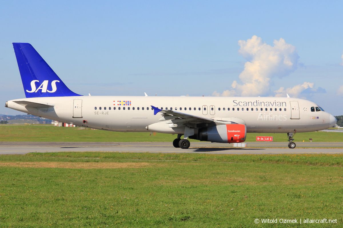 SE-RJE · Airbus A320-232 · (SVG / ENZV)