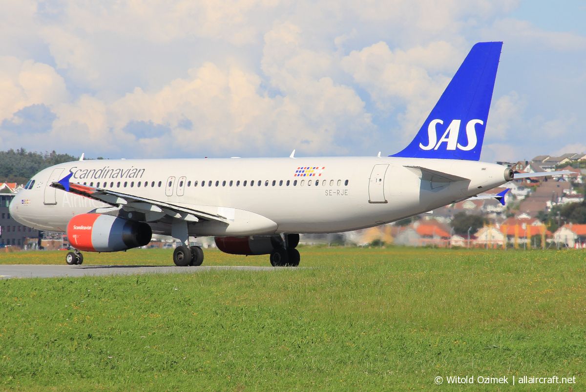 SE-RJE · Airbus A320-232 · (SVG / ENZV)