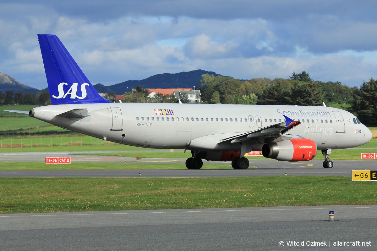 SE-RJF · Airbus A320-232 · (SVG / ENZV)
