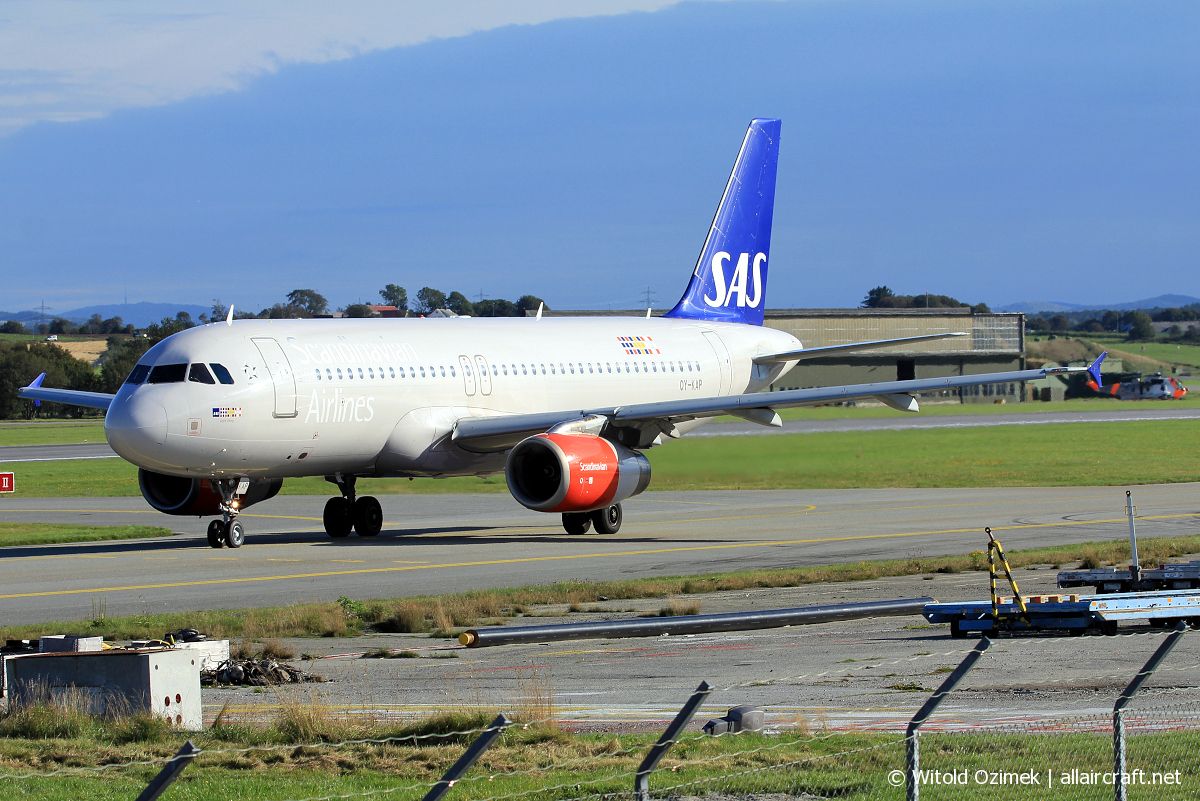 OY-KAP · Airbus A320-232 · (SVG / ENZV)