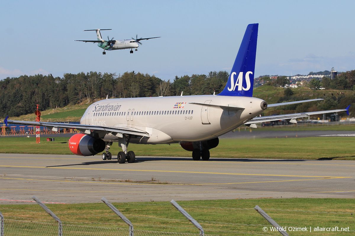 OY-KAP · Airbus A320-232 · (SVG / ENZV)