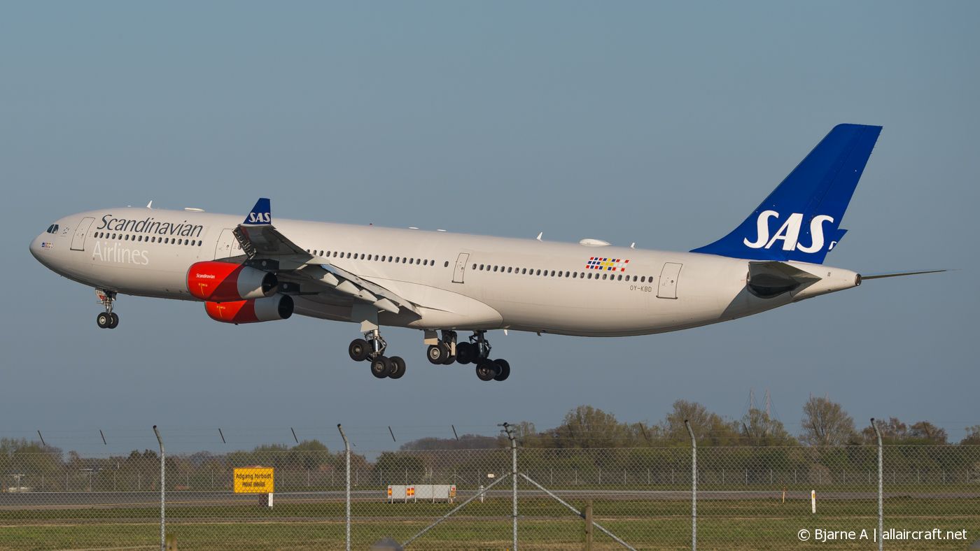 OY-KBD · Airbus A340-313 · (CPH / EKCH)