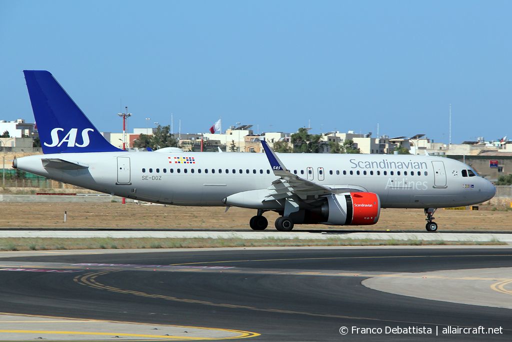 SE-DOZ · Airbus A320-251N · (MLA / LMML)