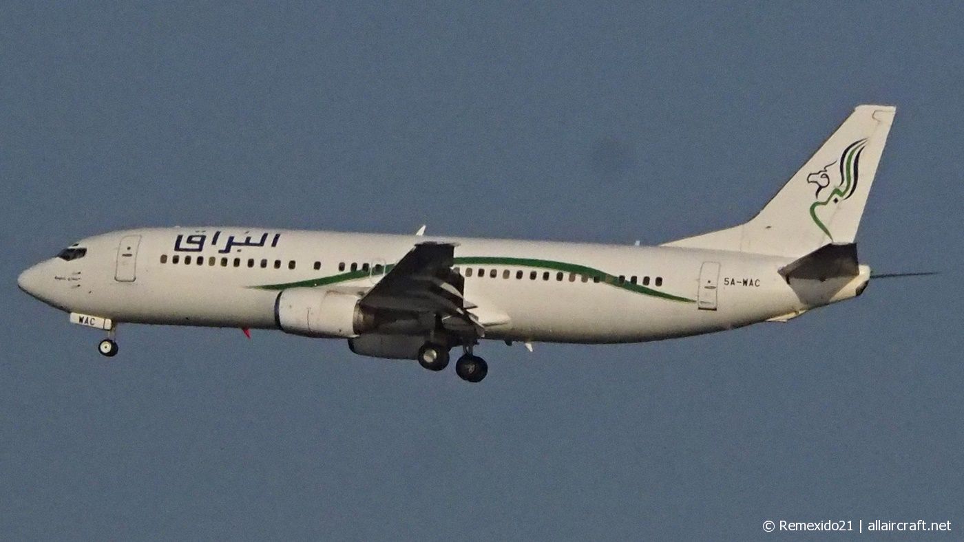 5A-WAC (cn 26531) Boeing 737-4B6
