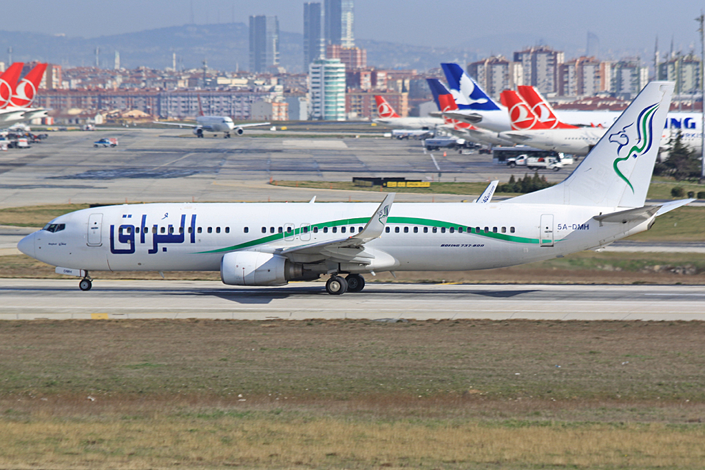 5A-DMH (cn 34944) Boeing 737-8GK