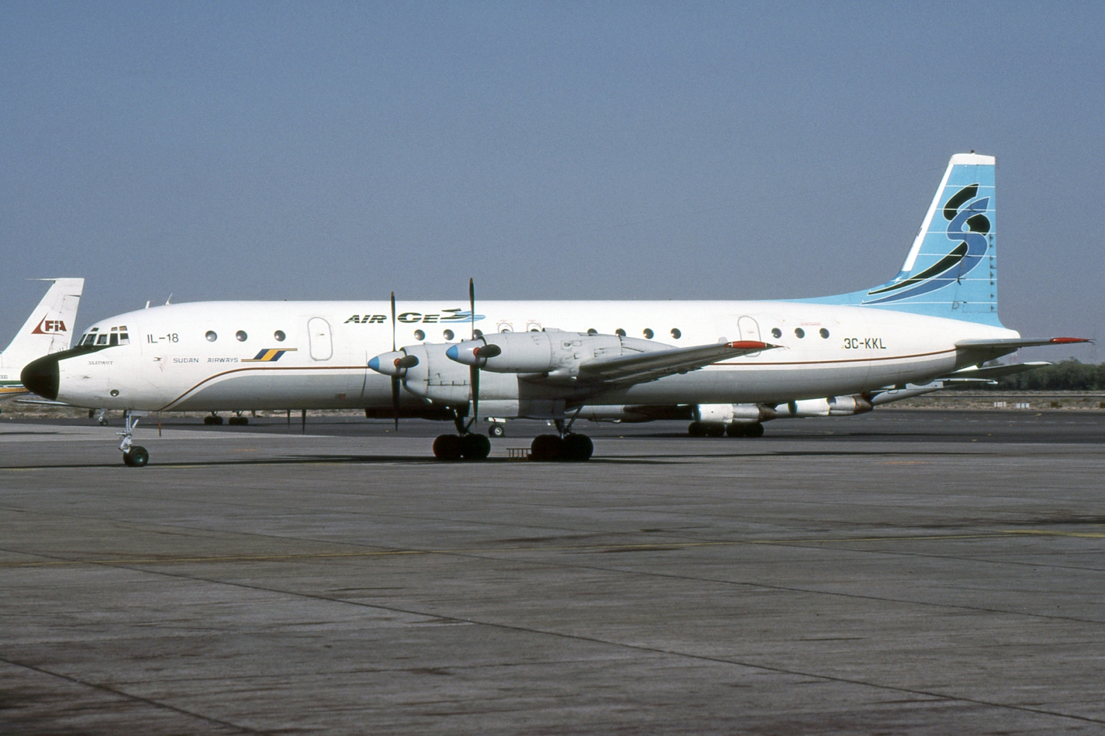 3C-KKL · Ilyushin Il-18D · (SHJ / OMSJ)