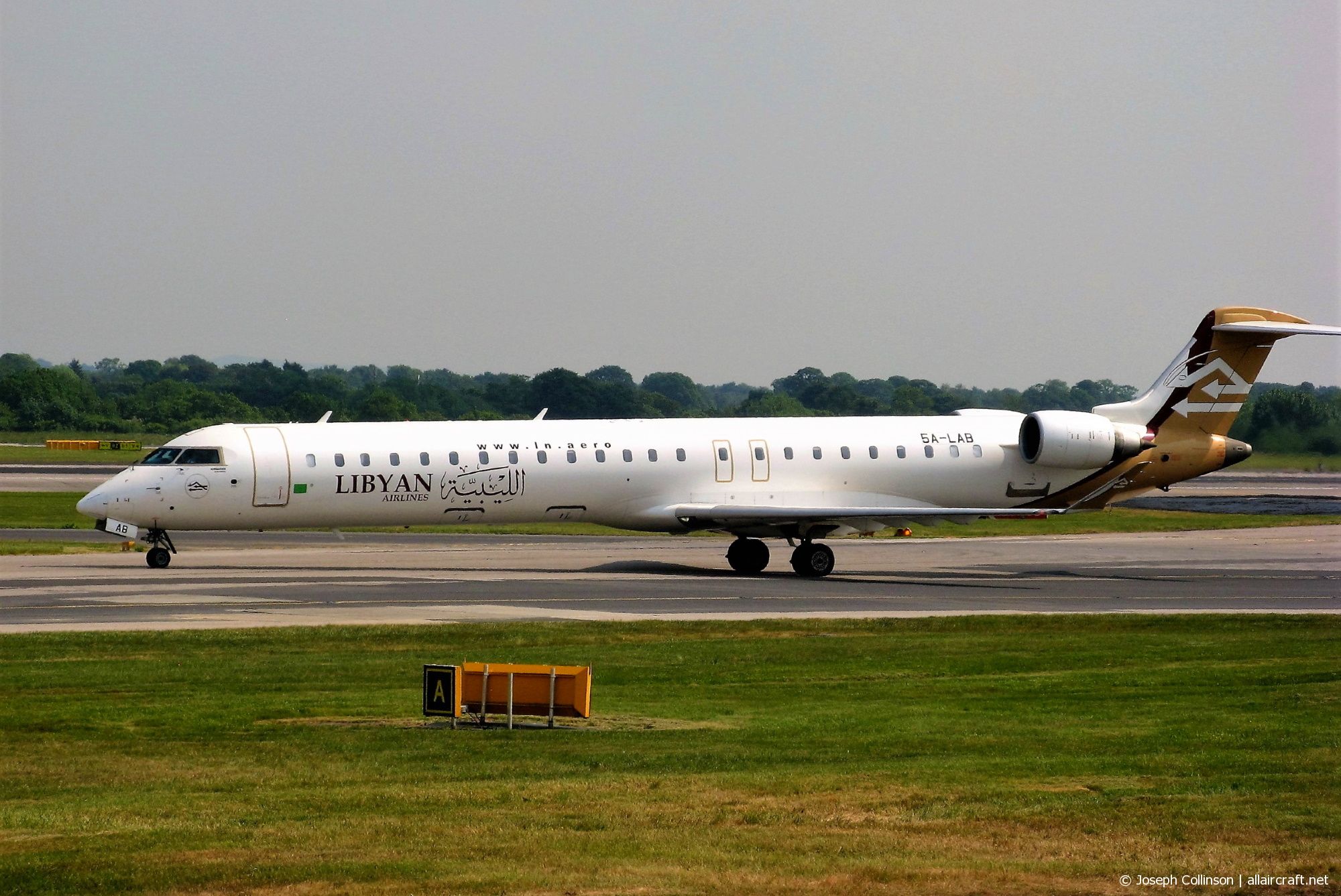 5A-LAB · Bombardier CRJ-900ER · (MAN / EGCC)