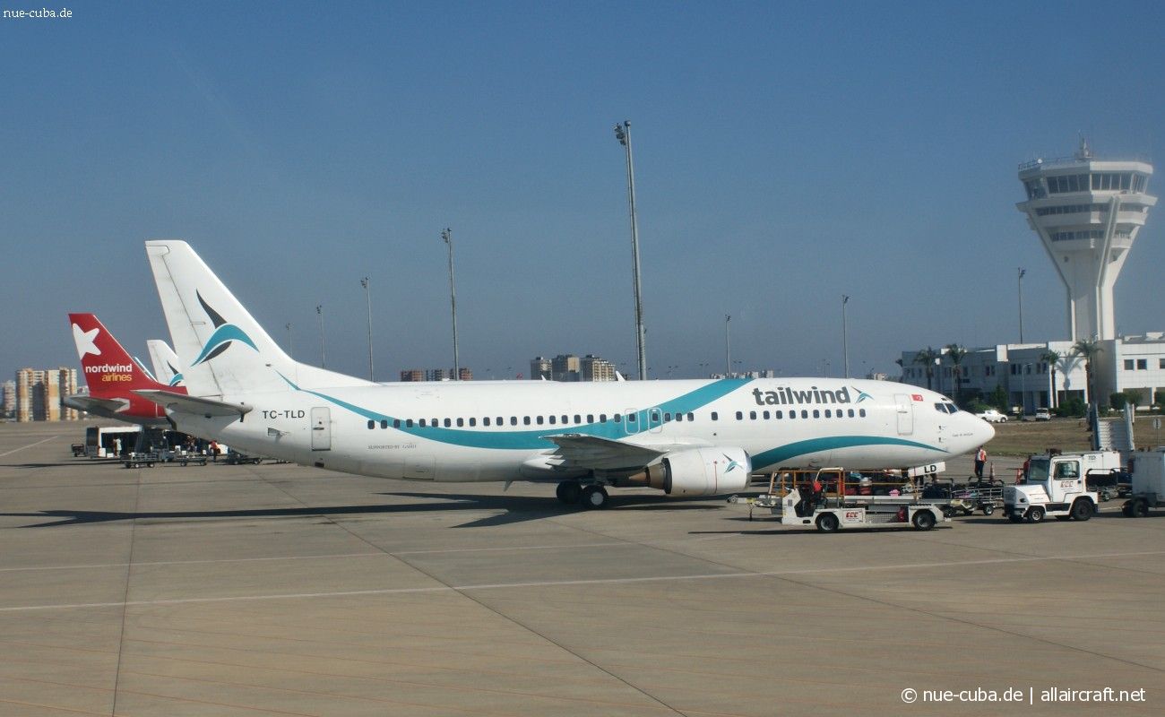 TC-TLD · Boeing 737-4Q8 · (AYT / LTAI)