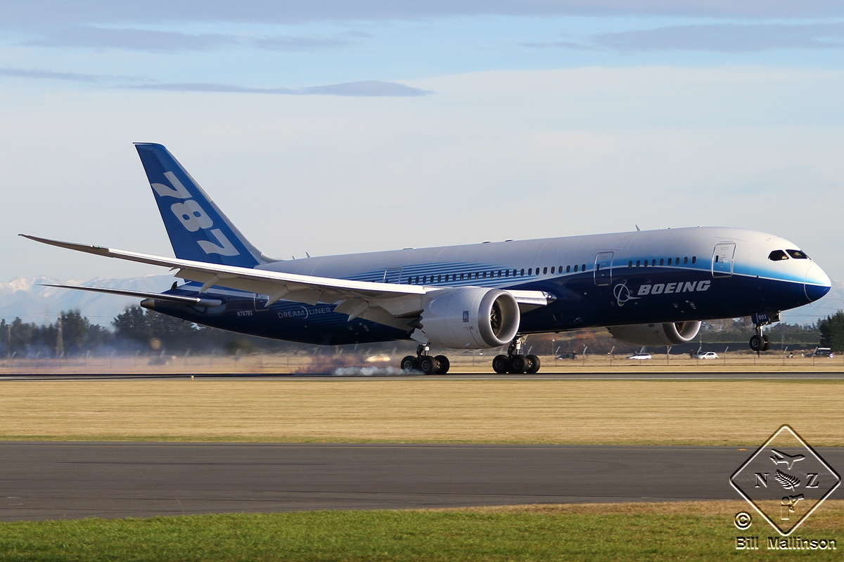 N787BX · Boeing 787-8 Dreamliner · (CHC / NZCH)