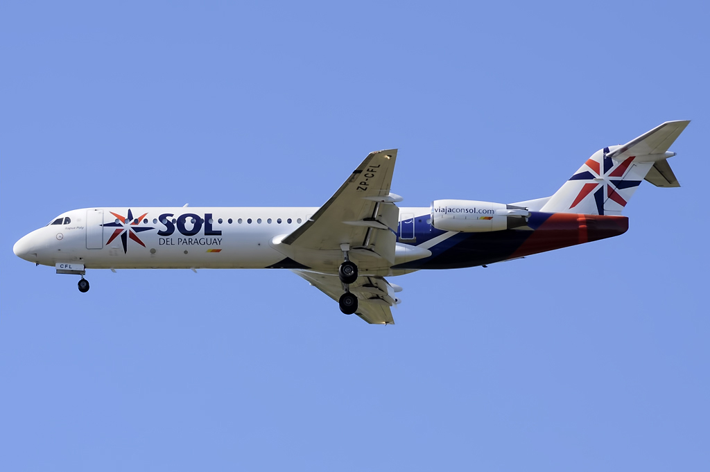 ZP-CFL (11348) 1991 Fokker 100