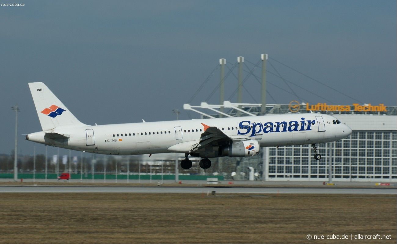 EC-INB · Airbus A321-231 · (MUC / EDDM)