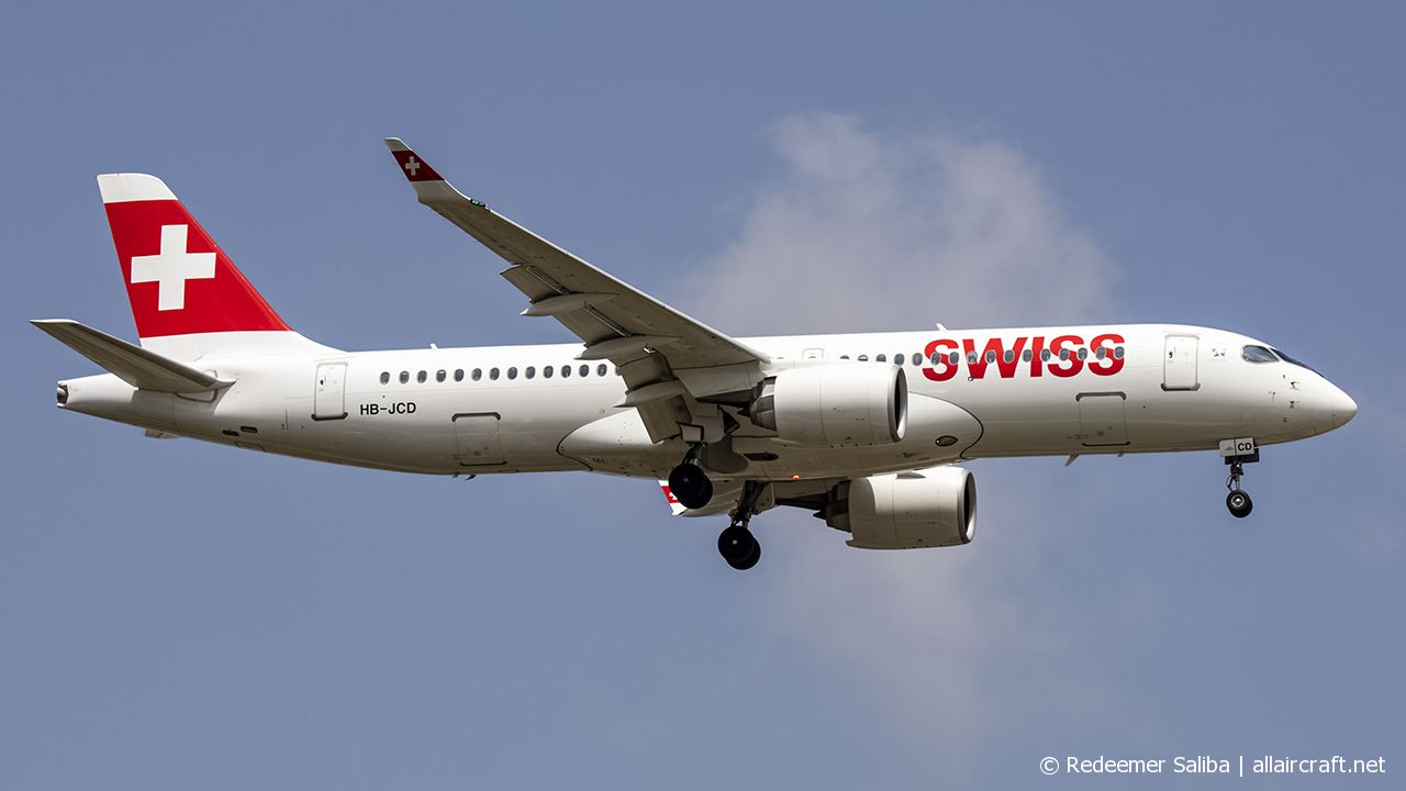 HB-JCD · Bombardier CSeries CS300 · (MLA / LMML)