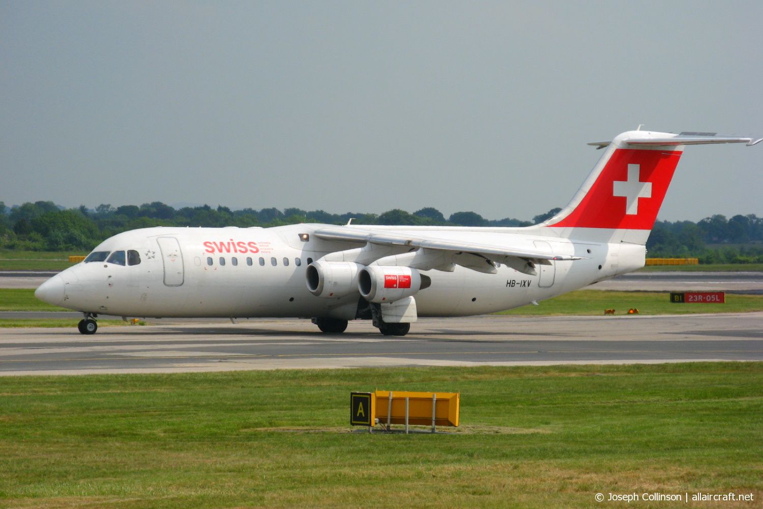 HB-IXV · British Aerospace Avro RJ100 · (MAN / EGCC)