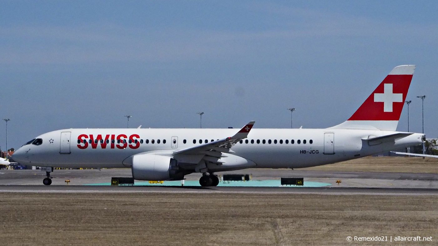 HB-JCG (55020) 2017 Bombardier CSeries CS300