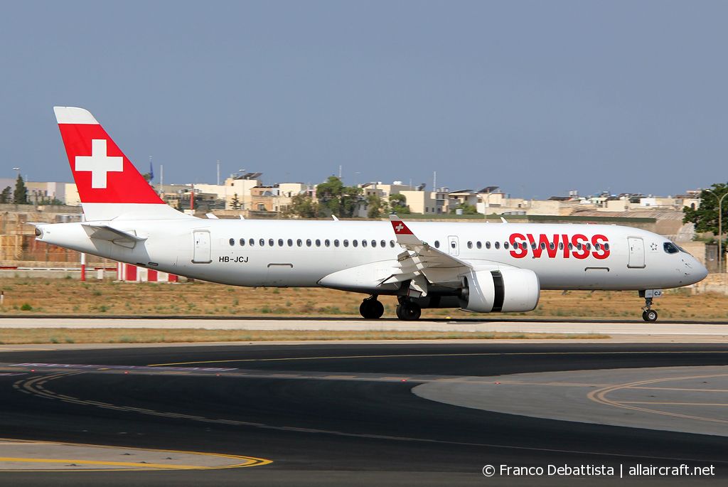 HB-JCJ · Bombardier CSeries CS300 · (MLA / LMML)