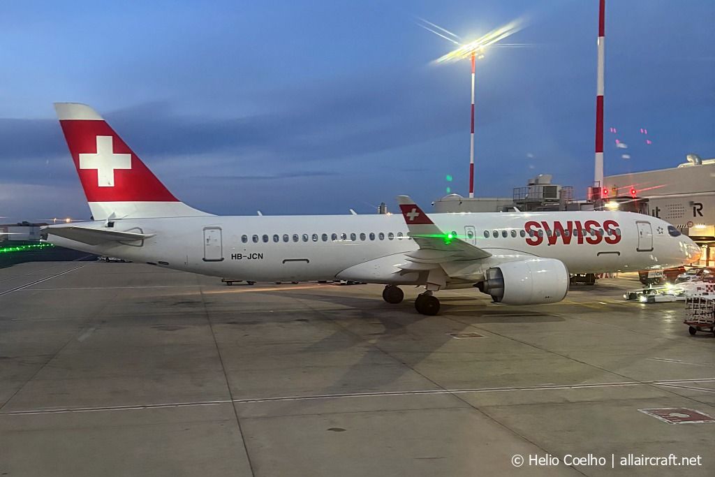 HB-JCN · Bombardier CSeries CS300 · (FCO / LIRF)
