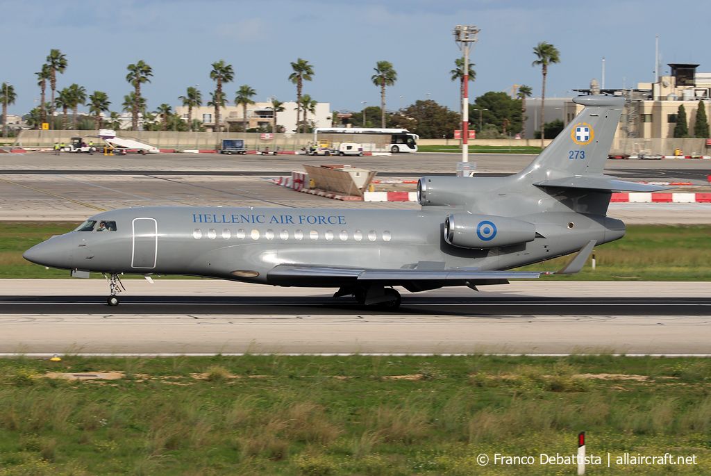 273 · Dassault Falcon 7X · (MLA / LMML)