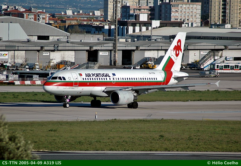 CS-TTN · Airbus A319-111 · (LIS / LPPT)