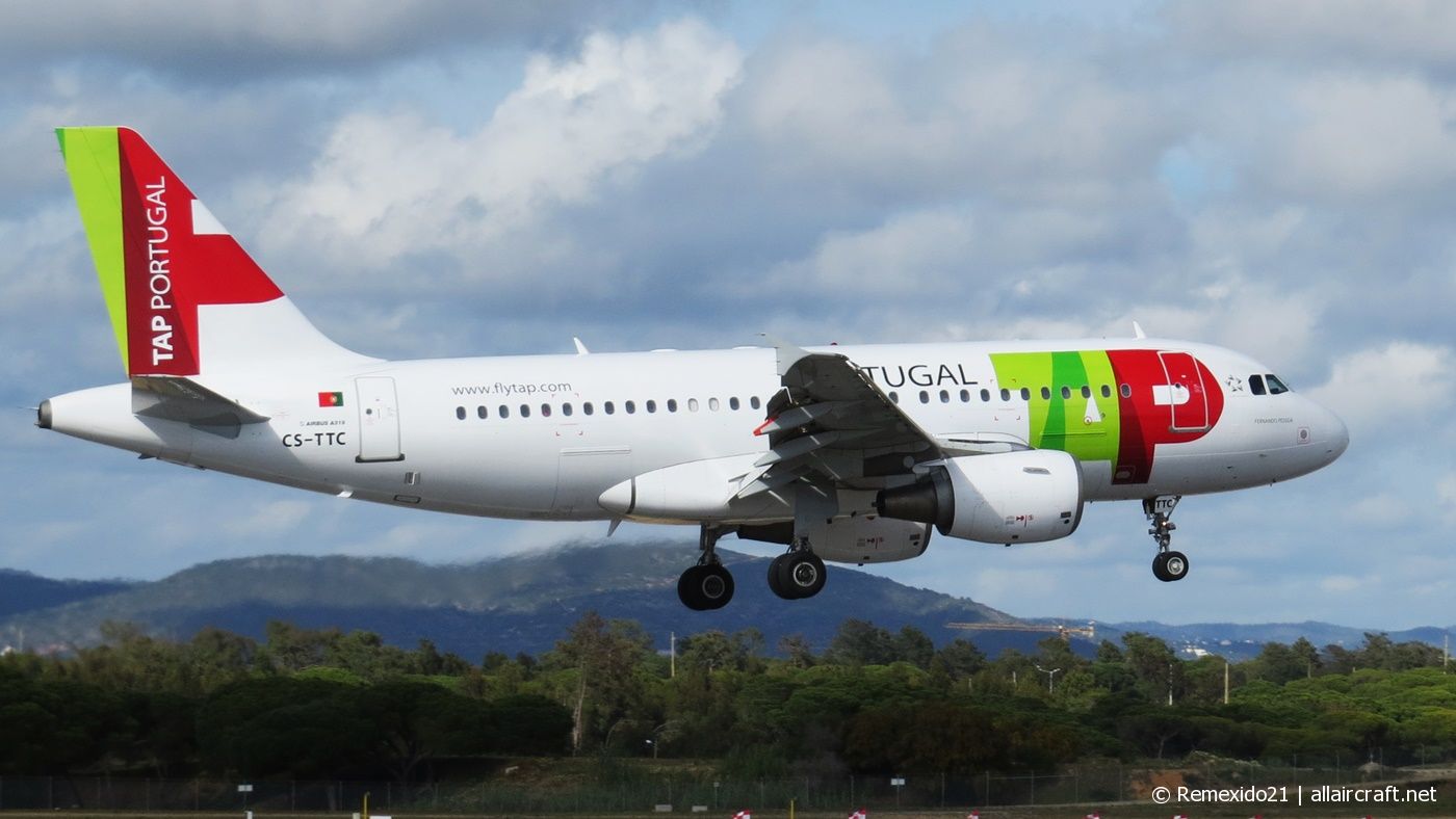 CS-TTC · Airbus A319-111 · (FAO / LPFR)