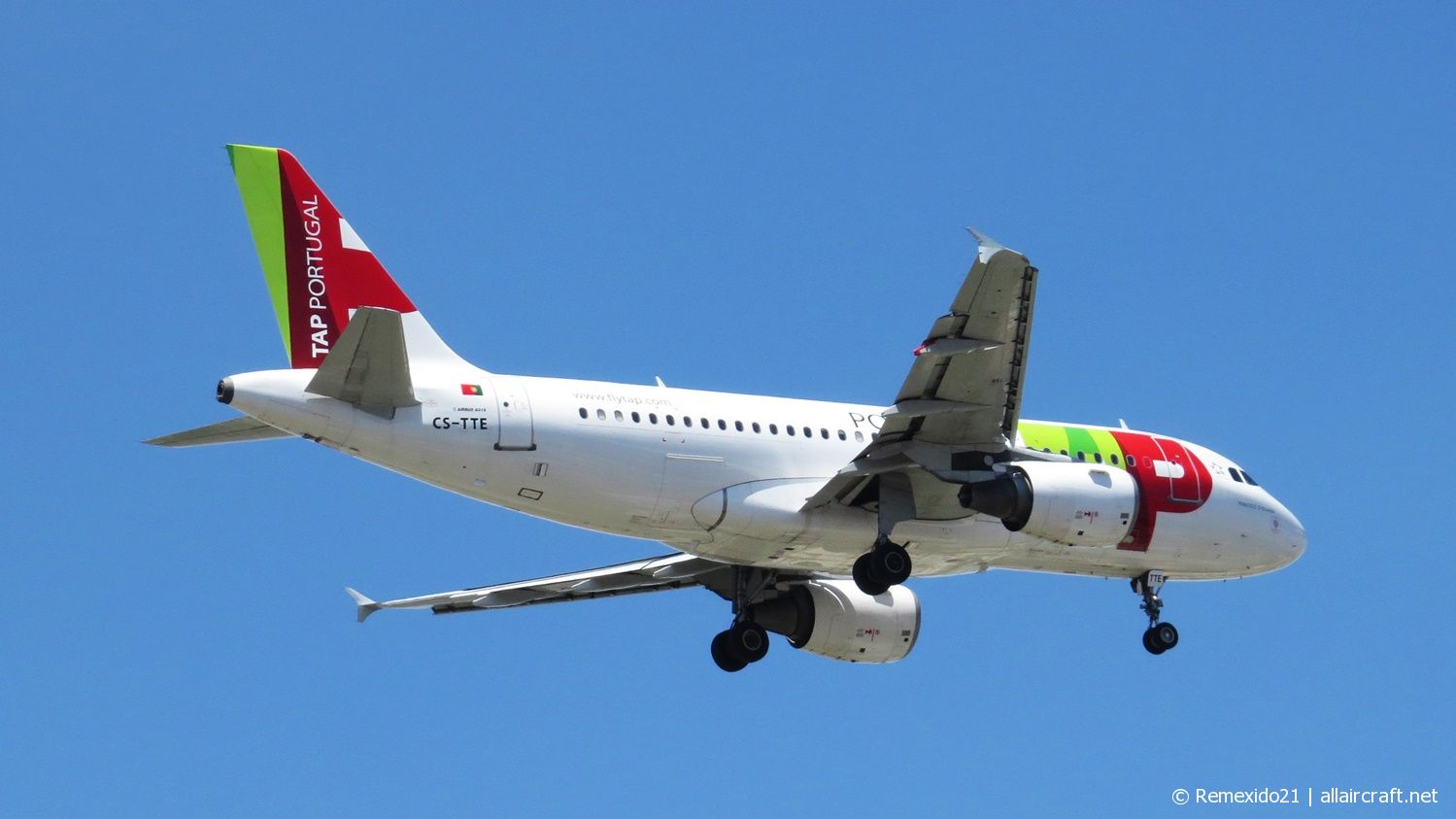 CS-TTE · Airbus A319-111 · (LIS / LPPT)