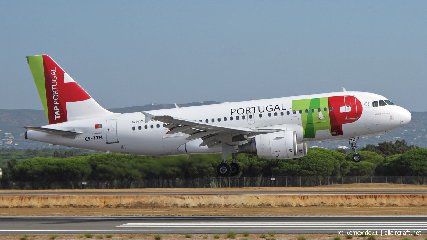CS-TTM · Airbus A319-111 · (FAO/LPFR)