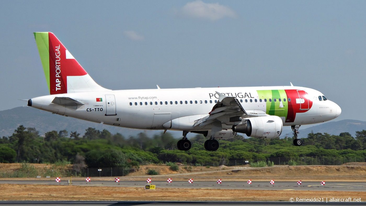 CS-TTO · Airbus A319-111 · (FAO/LPFR)