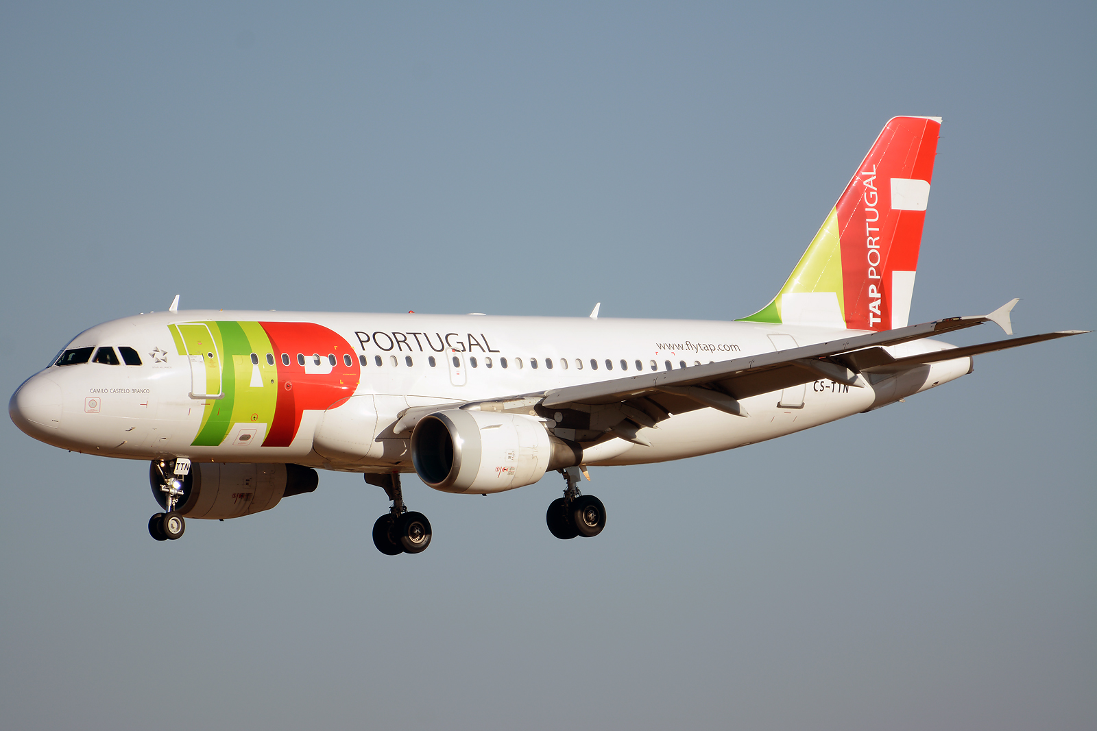 CS-TTN · Airbus A319-111 · (LIS / LPPT)