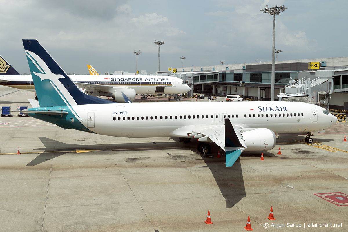 9V-MBD · Boeing 737-8 MAX · (SIN / WSSS)
