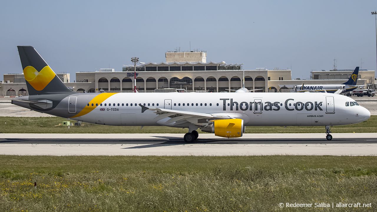 G-TCDA · Airbus A321-211 · (MLA / LMML)