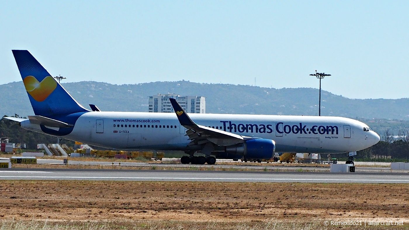 G-TCCA · Boeing 767-31K/ER(WL) · (FAO / LPFR)
